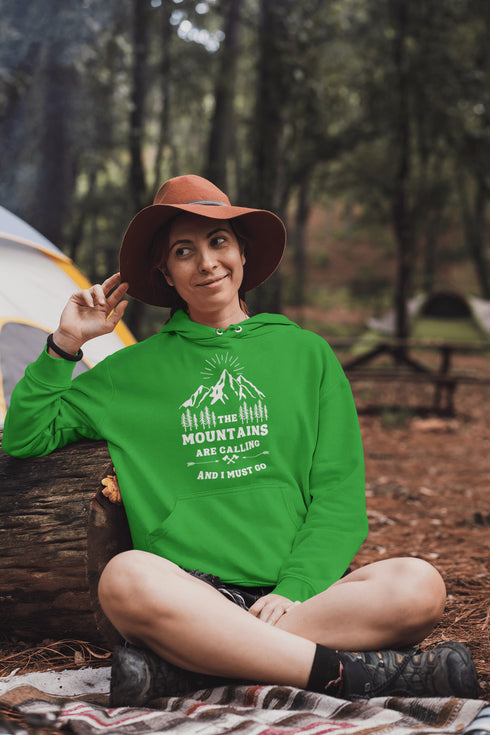 C & Win Sports The Mountains Are Calling Hoodie Irish Green / S - C & Win Sports